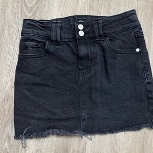 Art Class Charcoal Mini Skirt